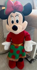 GEMMY Disney MINNIE MOUSE Christmas Holiday PORCH GREETER 24 Red Green