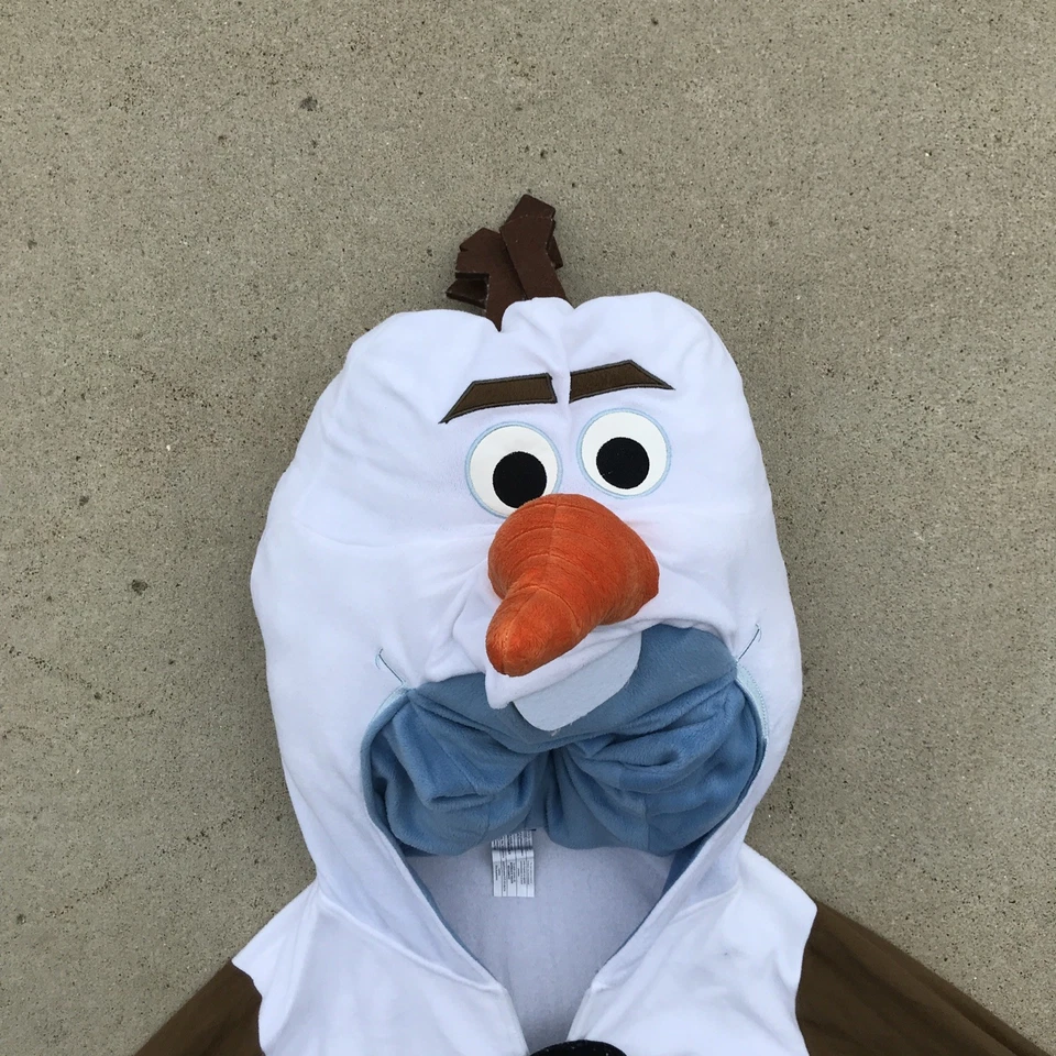 Disfraz Disney Frozen Olaf Muñeco de Nieve - Adulto Talla S/M Una Pieza Cremallera Frontal Amscan Foto 2 de 4