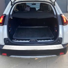 Ladekantenschutz Stoßstangenschutz für Peugeot 2008 2017-2025 Edelstahl Silber