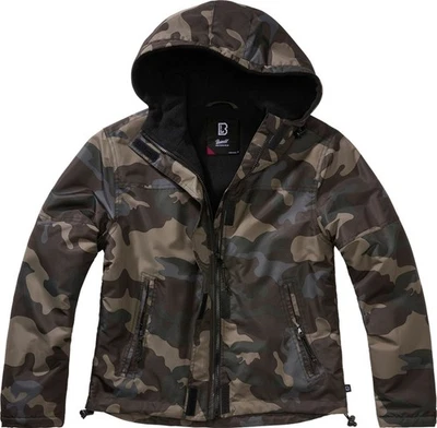 Brandit Women Jacke Ladies Windbreaker frontzip Darkcamo - Bild 1 von 4