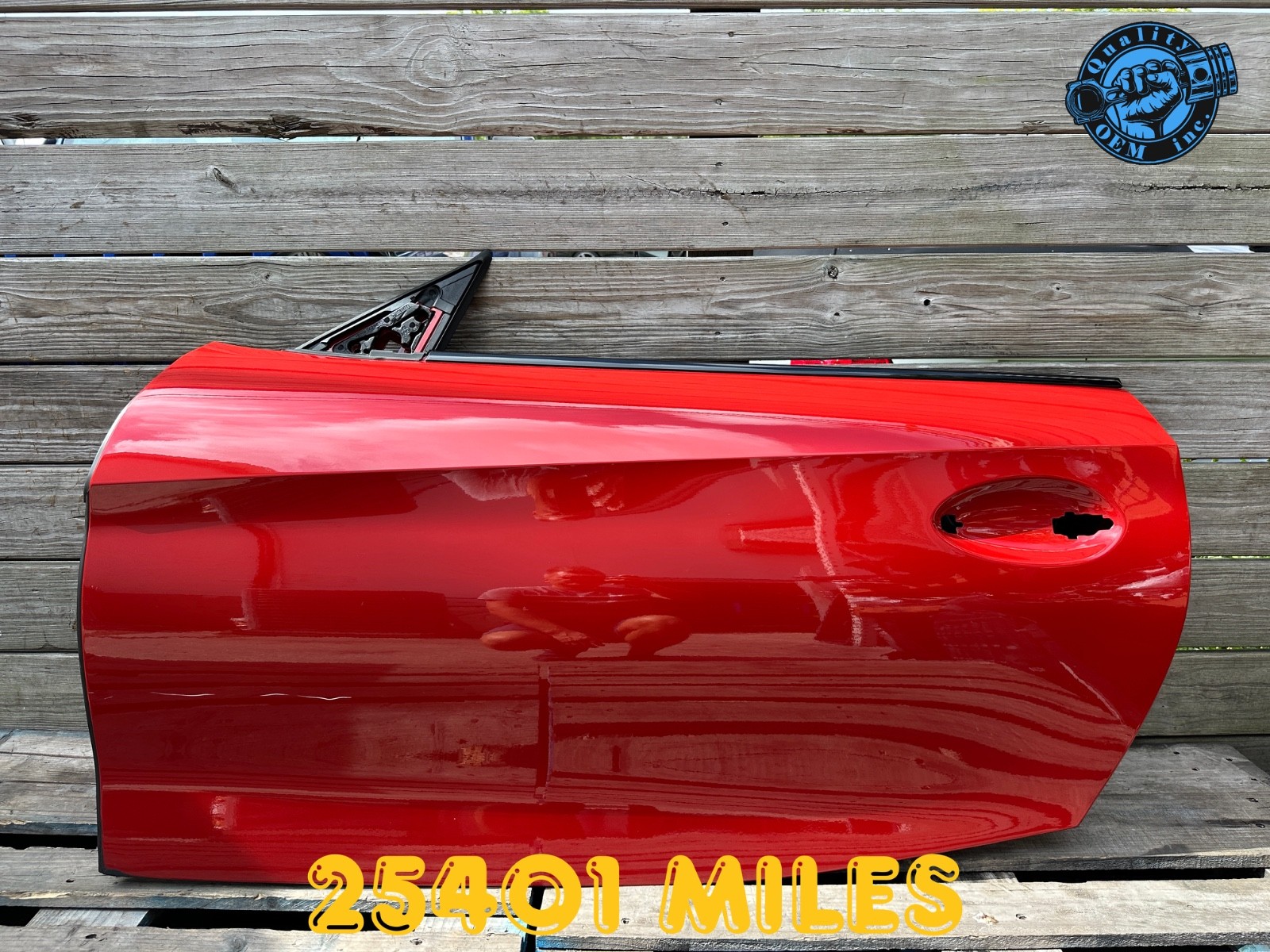 2019-2026 BMW Z4 G29 FRONT LEFT (DRIVER SIDE) DOOR SHELL RED (C34) OEM 25 kmiles