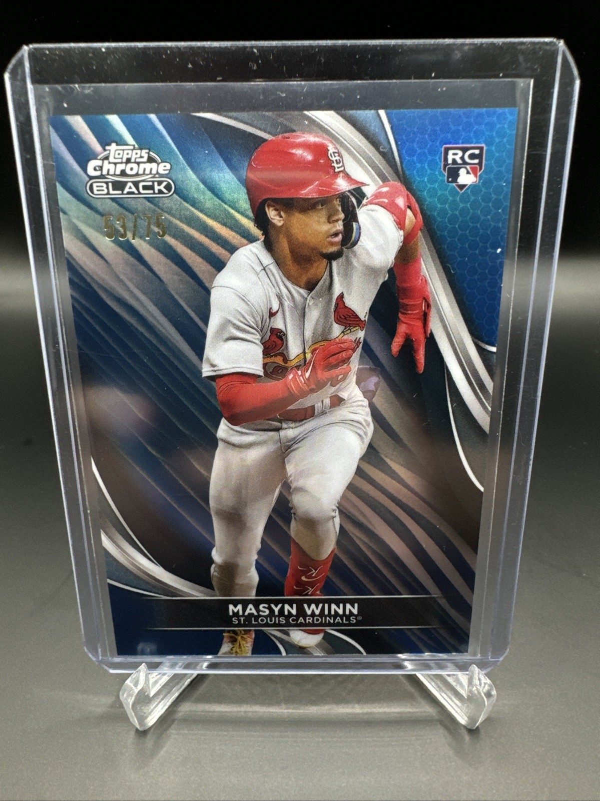 2024 Topps Chrome Black Masyn Winn Blue /75 #46