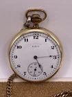 Antique Vintage 16s Double Stock GF Gold Filled 20 Year Elgin Pocket Watch RUNS!