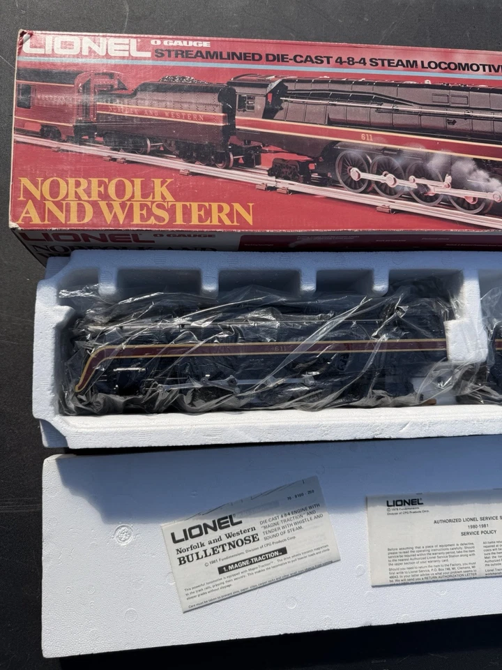 Lionel 6-8100 Norfolk & Western J-Class 4-8-4 Steam Locomotive & Tender 6B - Image 3 of 4