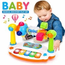 Baby Piano Toy Musical Keyboard Light Sound Early Educational Gift for Toddlers