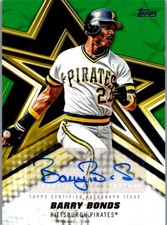 2026 Topps Series 2 -  Baseball Stars Auto Barry Bonds  - Green /99
