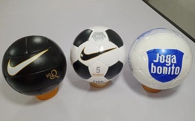 3X Nike TIEMPO Legend-GEO/10R Ronaldinho/Joga Bonito 2006 Soccer Ball Size 5