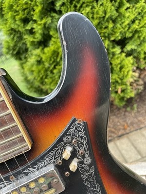 Vintage 60s Teisco Sunburst 2 Gold Foil Pickup Japan Electric