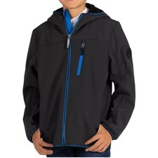 Brand New Gerry Boys Size Small Falcon Softshell Black Jacket Coat Full Zip