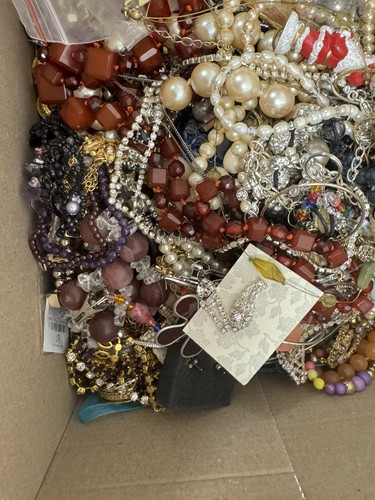 Lot De Bagues Fantaisie - Argenté - Joblot / Pacotille - Occasion Bon état