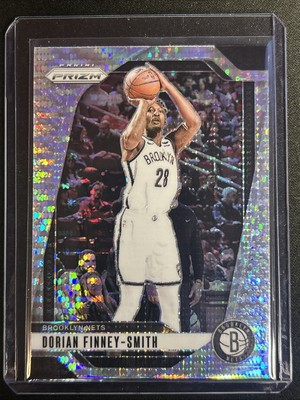  Dorian Finney-Smith 2024-25 Panini Prizm NBA Silver Pulsar Refractor #108 Nets