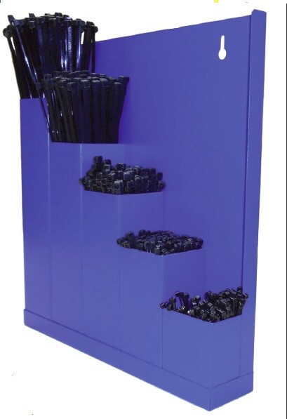 Contenitore Espositore Per Fascette Stringi Cavi Con 1000 Fascette Fermec BGS KK