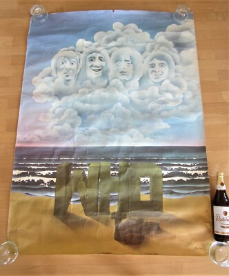 THE WHO Riesen- Poster 1971 Petrus Wandrey rar Roger Daltrey Pete Townshend