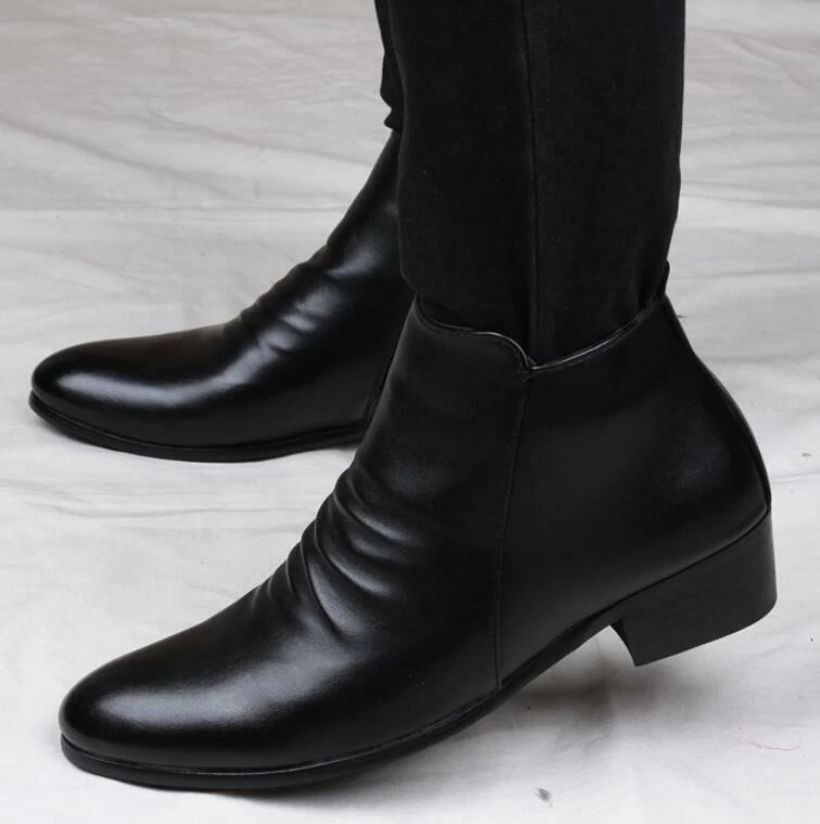 Mens high top sales dress shoes