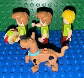 Lego Shaggy Rogers Minifigure Scooby Doo 75900 71206 75901 scd001 Rare Lot Of 4