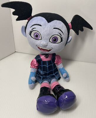 Disney Plush Hotel Transylvania Mavis Doll Vampire Girl Spider Web Dress  10 in