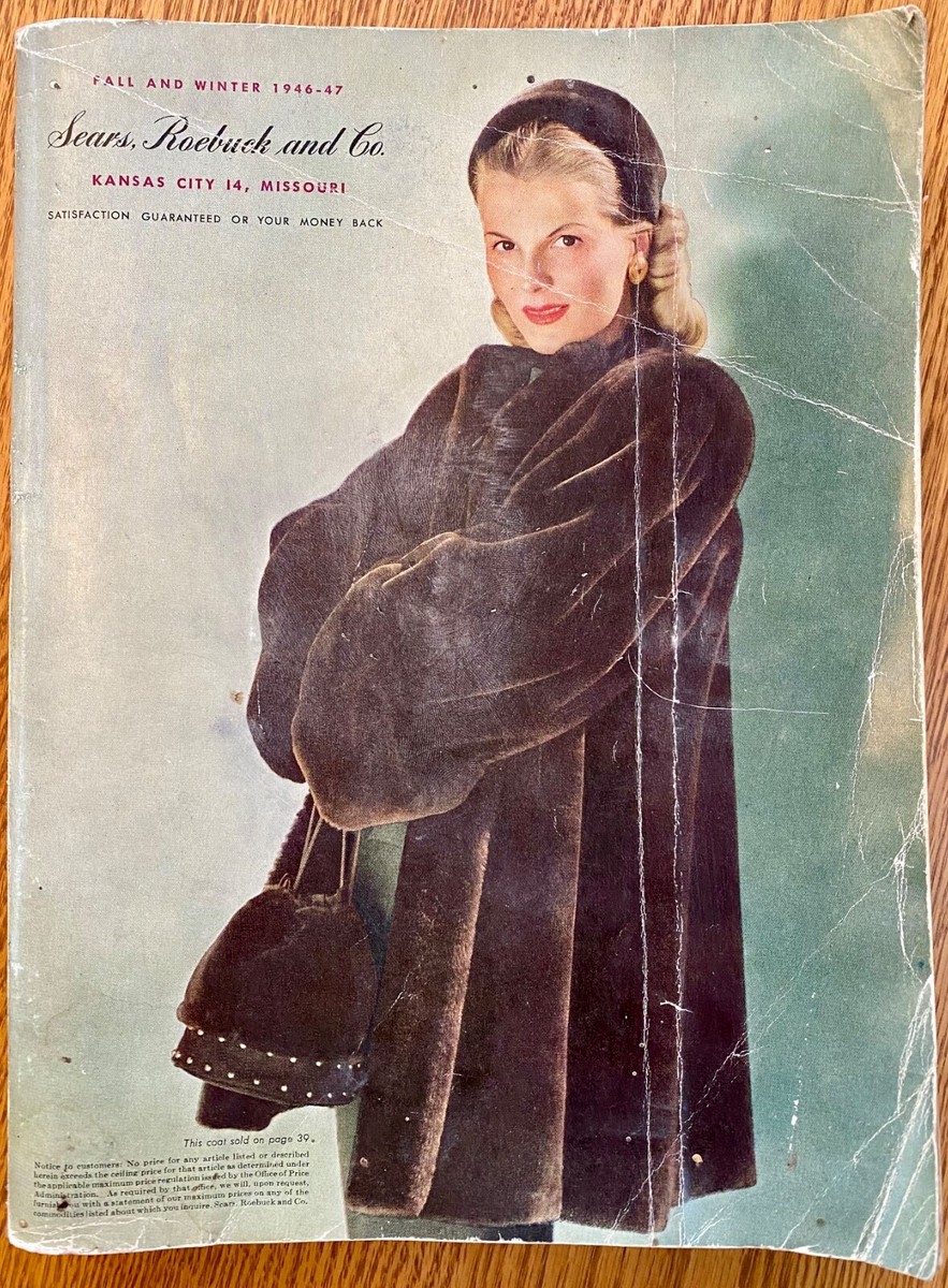 Vintage 1946-1947 Sears Roebuck & Co. Fall-Winter Catalog No