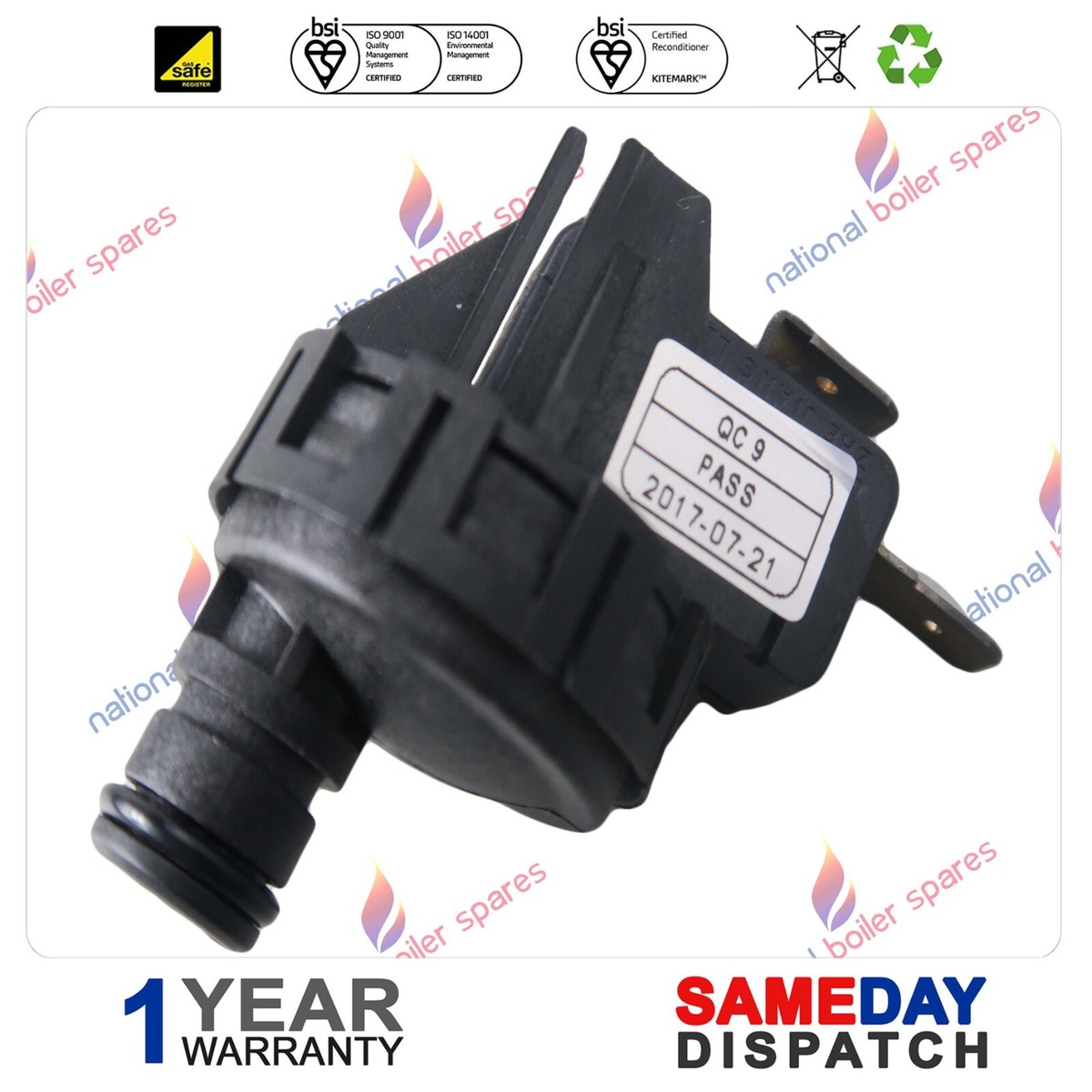 Ideal I Mini C30 Boiler Water Pressure Switch 176480 UK