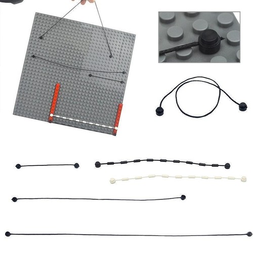 Per Lego Parts 63141 Stringa W Borchie Estremità 21l Totale W Corda Impugnatura Arrampicata Lotto 20 - Foto 2 di 24