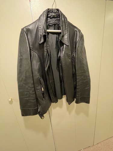 VINTAGE POLICE LEATHER MOTORCYCLE 
