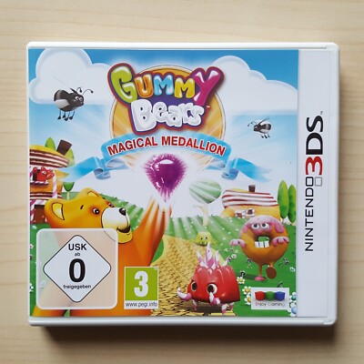 Gummy Bears Magical Medallion in OVP Nintendo 3DS Spiel Boxed Game