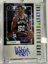 2017-18 Panini Donruss Hall Dominators Signatures /99 David Robinson Auto HOF