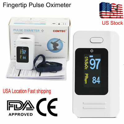 US Seller Fingertip Oximeter Spo2 PR monitor,Blood Oxygen Pulse Oximeter CMS50D4