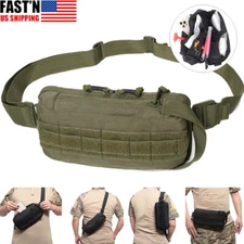 Tactical Waist Fanny Pack Belt Bag Phone Pouch Military Camping Hiking Outdoor