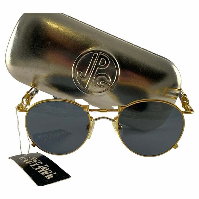 VTG JEAN PAUL GAULTIER 56 0174 GOLD & SILVER COLLECTOR ITEM VTG JEAN PAUL GAULTIER 56 0174 GOLD & SILVER COLLECTOR ITEM