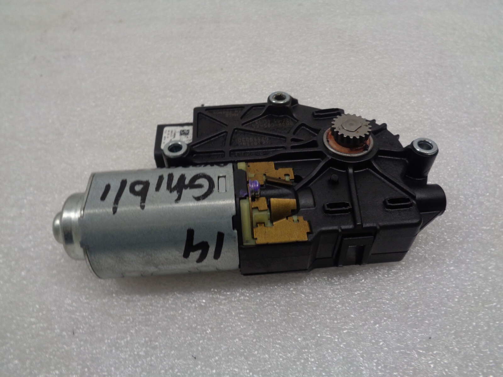 2014-2017 Maserati Ghibli Sunroof Panoramic Roof Regulator Motor OEM AK2308325
