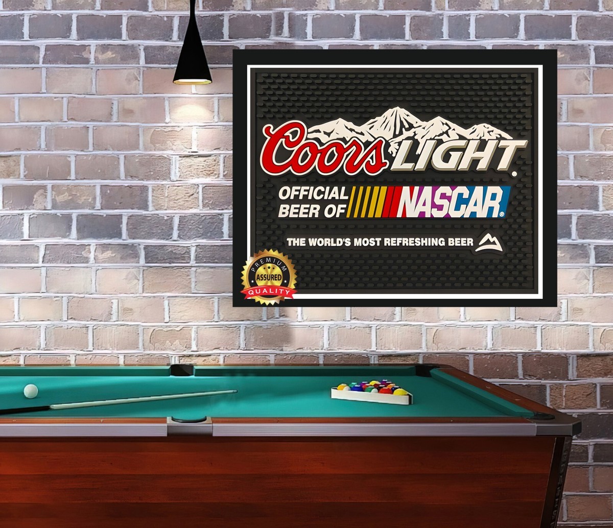 Coors Light - Official Beer Of Nascar - Metal Sign 11 x 14