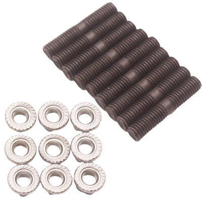 Turbo Studs + Nut For Nissan S13 S14 S15 SR20 CA18 Garrett T2 T25 T28 Turbo