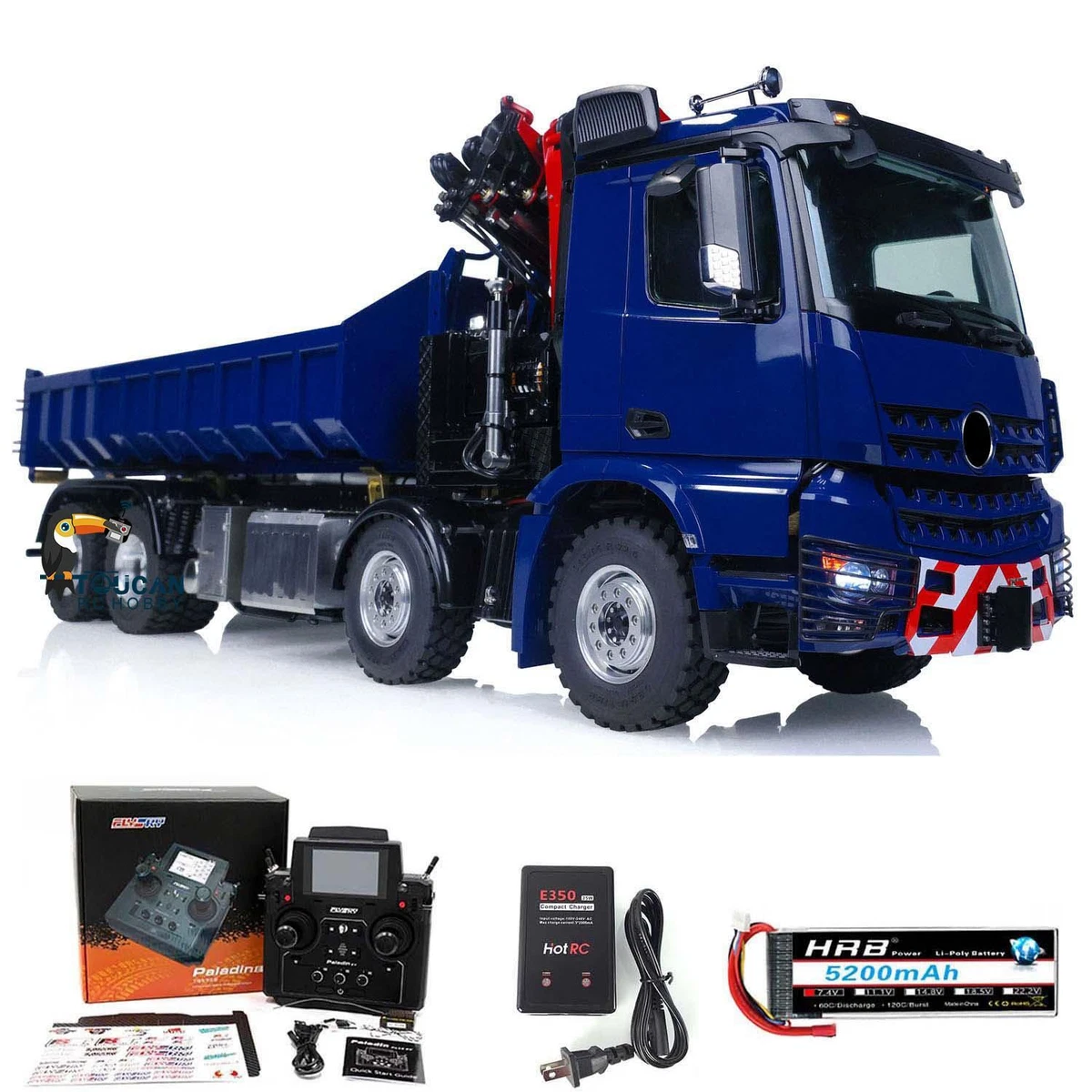 Remote control outlet tipper truck