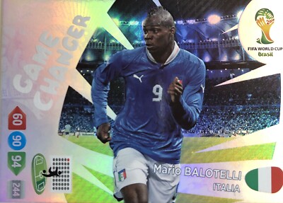 Panini Adrenalyn XL World Cup 2014 - 400 - Mario Balotelli - Game Changer Neu