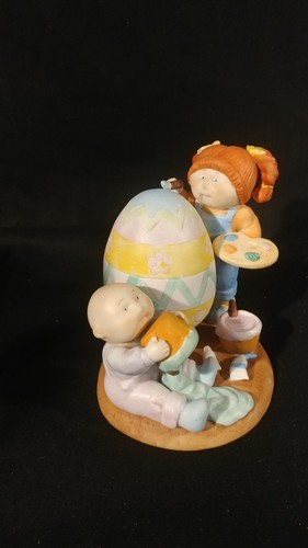 1985 Cabbage Patch Kids Porcelain Bisque "Easter" Figurine - Picture 2 of 4