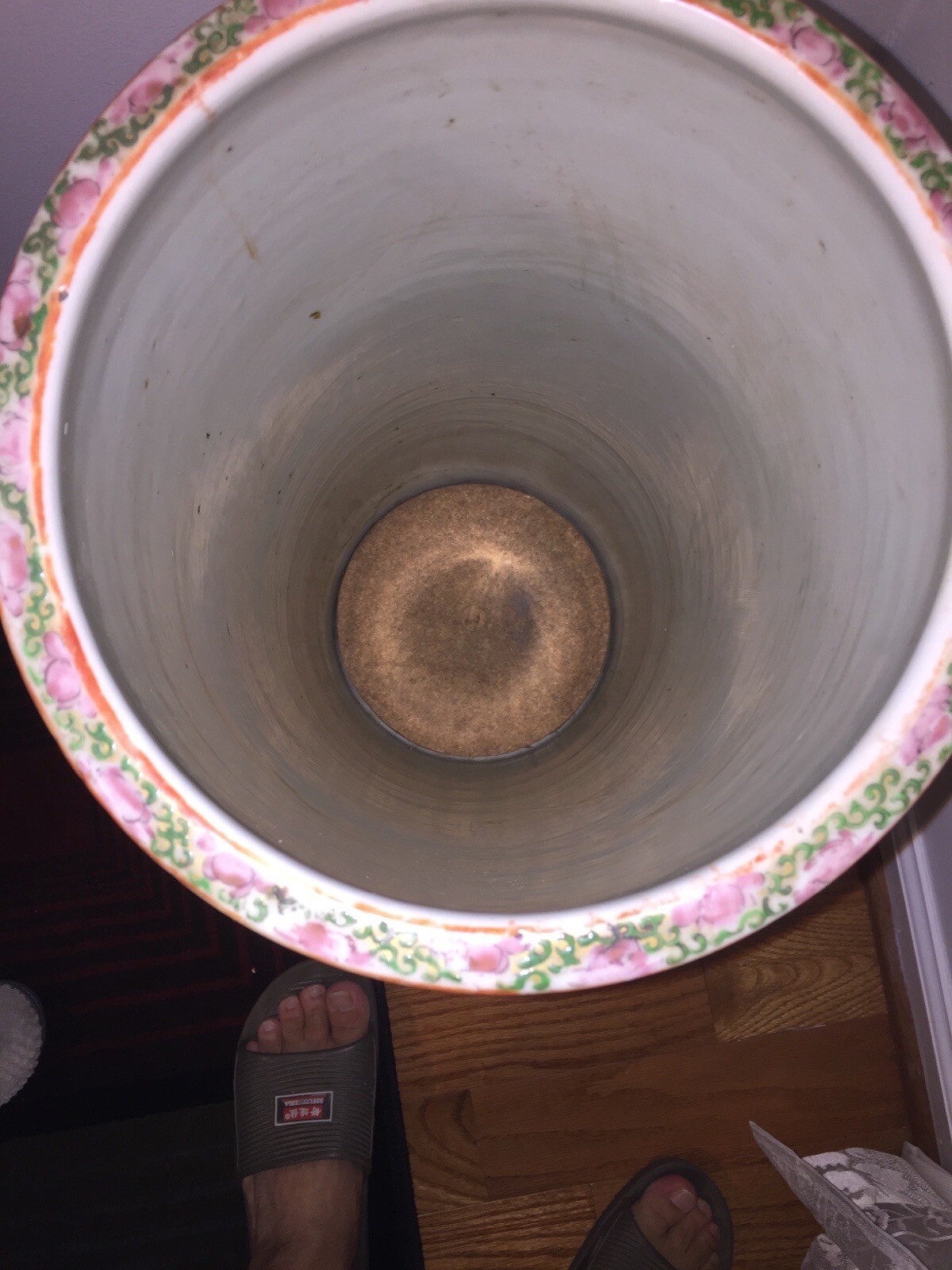 24" Rose Medallion Porcelain Umbrella Stand eBay