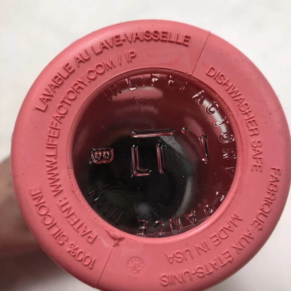 Life Factory Glass Bottle Lot Of 4 Silicone Grip Sleeve Water Drink 14  & 12oz - Image 4 of 4