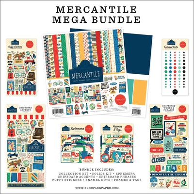 Carta Bella Mega Bundle Collection Kit 12''X12''-Mercantile