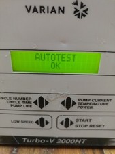 Varian Turbo-V 2000HT 9699562 Turbomolecular Vacuum Pump Controller