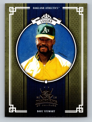 2005 Donruss Diamond Kings #296 Dave Stewart Athletics Excellent