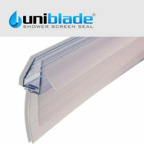 Uniblade Universal Bath Shower Screen Seal For Straight or Curved 4-10mm glass