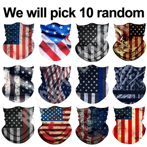 Neck Gaiter Balaclava Ski Fishing Bandana 10 Pack Wholesale Lot $9.95 $1 Each - Picture 16 of 239