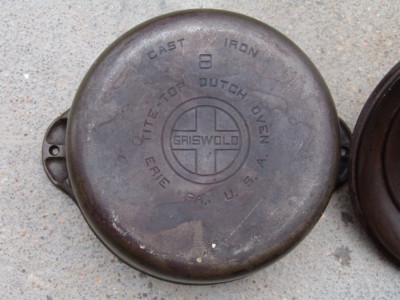 超希少○GRISWOLD○ DUTCH OVEN No.8 ダッチオーブン