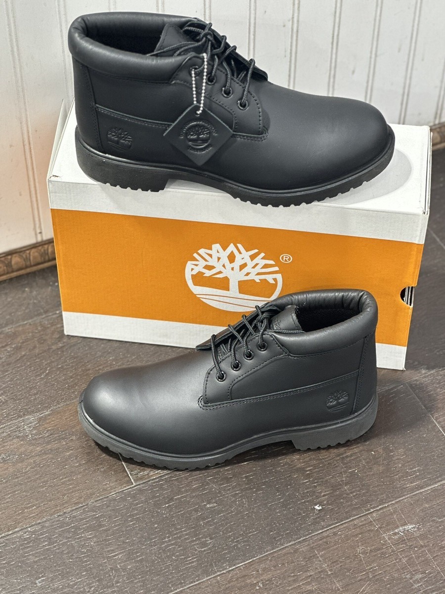 Timberland New man Chukka BLACK Leather Boots MEN display picture 2