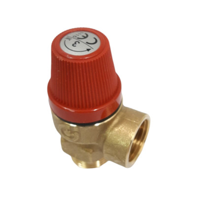 CALEFFI SAFETY VALVE 3 BAR 1/2 MALE COMPATIBLE LAMBORGHINI 04503980 HERMANN H155