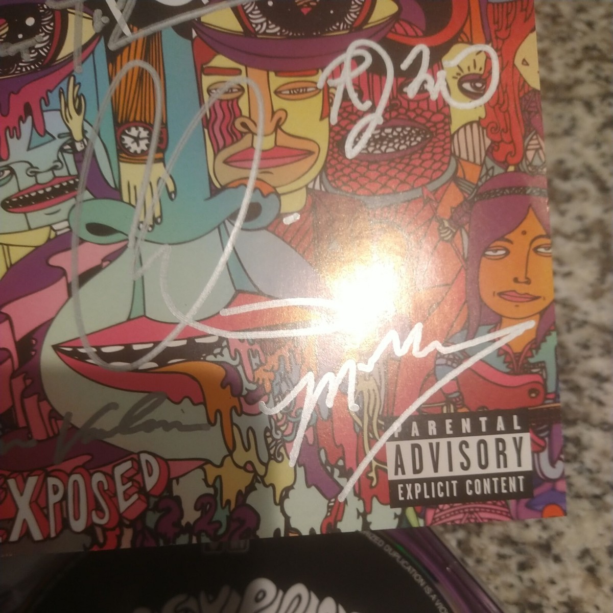 MAROON 5 BAND SIGNED OVEREXPOSED CD ALBUM COVER AUTOGRAPH | eBay
