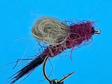 Guides Favourite Maroon Possum Emerger ,Dry Fly, Fishing Flies,
