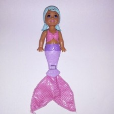 Barbie Mermaid Mini 6.5" Tall Pink Tail Kids Toys