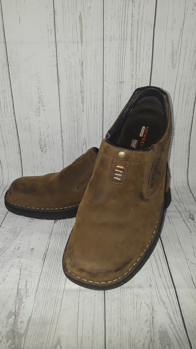 Size: 10.5 . Ortholite Aircushion Loafers . Merrell . Retail $164.99 Pre-Owned Merrell Ortholife Shoes Mens Air Cushion Slip On main image 4