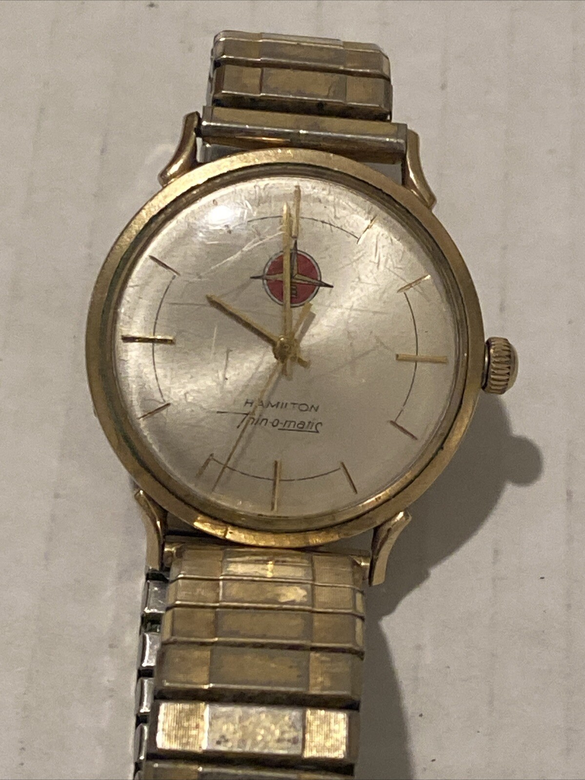 HAMILTON Wristwatch 10k Gold filled AS IS